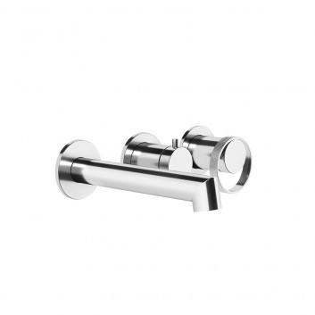 Смеситель для ванны Gessi Anello, скрытая, 2 выходы wody, хром