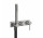 Смеситель душевая Gessi Shower316, скрытая, 2 выходы wody, душевой набор, хромированная сталь