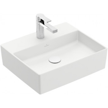 Накладная раковина Villeroy&Boch Memento 2.0, 498x420mm, без перелива, Weiss Alpin