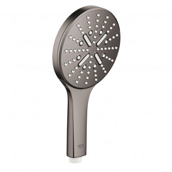 Ручной душ Grohe Rainshower Smartactive 130, 3-х позиционная - brushed nickel