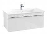 Шкафчик для раковины Villeroy&Boch Venticello. 753x590x502mm, ручки хром, glossy white