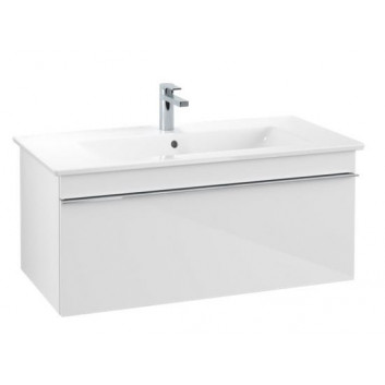 Шкафчик для раковины Villeroy&Boch Venticello. 753x590x502mm, ручки хром, glossy white