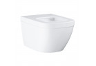Подвесной унитаз WC Grohe Euro Ceramic, 54x37,4cm, bez kołnierza, альпийский белый
