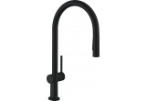 Смеситель кухонный Hansgrohe Talis M54, однорычажный, высота 435mm, выдвижной излив, 2jet, sBox, чёрный мат.