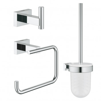 Grohe Essentials Cube Набор akcesoriów łazienkowych 3 w 1