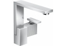 Смеситель для раковины Axor Edge, напольный, держатель z boku, высота 220mm, szlif diamentowy, набор сливной, хром