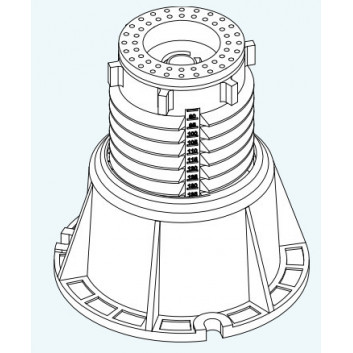 Ножки do поддона Sanswiss Marblemate, 85-140mm, 5 sztuk