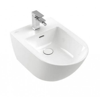 Подвесной унитаз WC Villeroy&Boch Subway 3.0, 56x37cm, bez kołnierza, TwistFlush, Weiss Alpin