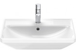 Раковина подвесная Duravit D-Neo, 60x44cm, z переливом, отверстие под смеситель, белая