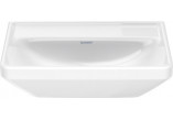 Раковина подвесная Duravit D-Neo, 45x35cm, без перелива, без отверстия под смеситель, белая