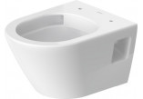 Раковина для ванной подвесной Duravit D-Neo Rimless, 54x37cm, bez rantu spłukującego, 4,5 l, UWL klasa 1, белая