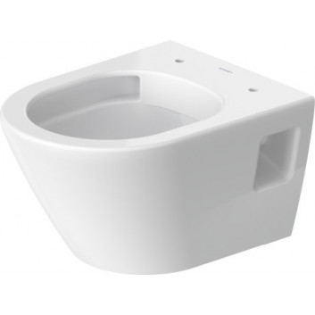 Раковина для ванной подвесной Duravit D-Neo Rimless, 54x37cm, bez rantu spłukującego, 4,5 l, UWL klasa 1, белая