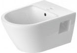 Биде подвесное Duravit D-Neo Rimless, 54x37cm, крепление Durafix, белая