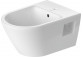 Биде подвесное Duravit D-Neo Rimless, 54x37cm, крепление Durafix, белая