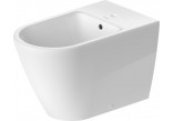 Биде подвесное Duravit D-Neo Rimless, 54x37cm, z переливом, отверстие под смеситель белый