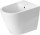 Биде напольное пристенный Duravit D-Neo, 58x37cm, z переливом, отверстие под смеситель белый