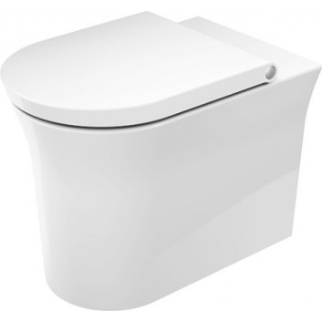 Раковина для ванной подвесной Duravit White Tulip Rimless, 54x37cm, bez rantu spłukującego, крепление Durafix, HygieneFlush, белая