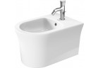 Биде подвесное Duravit White Tulip, 54x37cm, z переливом, отверстие под смеситель, белый