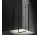 Прямоугольная душевая кабина Omnires Manhattan, 120x80cm, двери распашные, стекло прозрачные, profil чёрный мат.