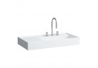 Раковина подвесная Laufen Kartell by Laufen, 90x46cm, полка с левой, без перелива, без отверстия под смеситель, белая