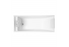 Ванна прямоугольная для панелей Novellini Sense 4, 190x80cm, вариант standard, system сливной, без корпуса, белый глянец
