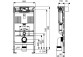 Универсальный инсталляция скрытого монтажа WC TECEbase, высота 1120mm, ze spłuczką