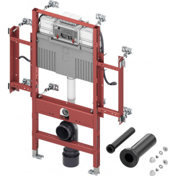 Универсальный инсталляция скрытого монтажа WC TECEprofil, высота 1120mm, ze spłuczką uruchamianą z przodu