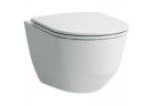 Раковина WC Laufen Pro A подвесной, 36 x 53 cm, Rimless с крышкой с микролифтом Slim - белая
