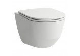 Набор подвесной унитаз WC с крышкой с микролифтом i taśmą izolacyjną Laufen Pro A, 53x36cm, Rimless, белый