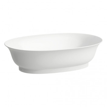 Накладная раковина Laufen The New Classic, 55x38cm, без перелива, овальная, белая