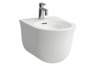 Bidet подвесной Laufen The New Classic, 53x37cm, перелив, отверстие под смеситель, белый мат.