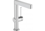 Смеситель для раковины Hansgrohe Finoris, напольный, obracana излив, высота 248mm, комплект сливной push-open, хром