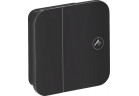 Вентиль запорный Axor One, скрытый, 1 odbiornik wody, внешний элемент, чёрный мат.