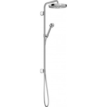 Душевой комплект Hansgrohe Pulsify 260 1jet со смесителем термостатическим ShowerTablet Select 400, настенный, хром