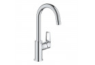 Смеситель для раковины Grohe BauLoop, напольный, высота 311mm, DN 15, размер L, obracana излив, клапан push-open, хром