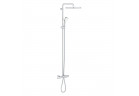 System для ванны-душевой Grohe Tempesta System 250 Cube, настенный, смеситель термостатическая, 3 выходы wody, хром