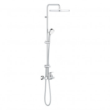 Душевая система Grohe Tempesta Cosmopolitan System 250 Cube, настенный, смеситель однорычажный, 3 выходы wody, хром