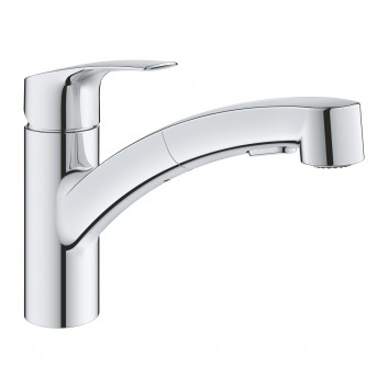 Смеситель для мойки Grohe Eurosmart, высота 180mm, DN 15, obracana излив 227mm, хром