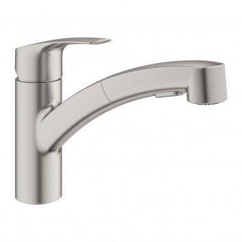 Смеситель для мойки Grohe Eurosmart, высота 180mm, DN 15, obracana излив 227mm, хром