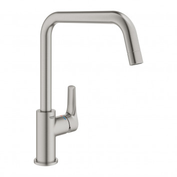 Смеситель для мойки Grohe Eurosmart, высота 339mm, DN 15, obracana излив 183mm, хром