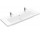 Раковина с тумбой Villeroy & Boch Subway 3.0, 130x47cm, z переливом, 2 otwory na armaturę, Weiss Alpin