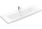 Раковина с тумбой Villeroy & Boch Subway 3.0, 130x47cm, z переливом, otwór na armaturę, Weiss Alpin CeramicPlus