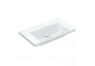 Раковина с тумбой Villeroy & Boch Subway 3.0, 80x47cm, без перелива, без отверстия na armaturę, Weiss Alpin CeramicPlus