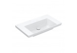 Раковина с тумбой Villeroy & Boch Subway 3.0, 80x47cm, без перелива, без отверстия na armaturę, Weiss Alpin