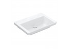 Раковина с тумбой Villeroy & Boch Subway 3.0, 65x47cm, без перелива, без отверстия na armaturę, Weiss Alpin CeramicPlus