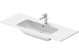 Раковина с тумбой Duravit ME by Starck, 1230x490mm, z переливом, отверстие под смеситель, белая