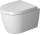Подвесной унитаз WC Duravit ME by Starck Compact, 48x36cm, Rimless, bez rantu, крепление Durafix, цвет wnętrza белый, цвет zewnętrzny белый jedwabny, мат., powłoka WonderGliss