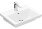 Раковина подвесная Villeroy & Boch Subway 3.0, 55x44cm, z переливом, otwór na armaturę, Weiss Alpin