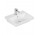 Раковина подвесная/с тумбой Villeroy & Boch Subway 3.0, 55x44cm, z переливом, otwór na armaturę, Weiss Alpin CeramicPlus