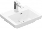 Раковина подвесная Villeroy & Boch Subway 3.0, 45x37cm, z переливом, otwór na armaturę, Weiss Alpin CeramicPlus, монтаж настенный